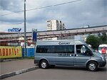 Бесплатный автобус Genser в пункт аренды автомобилей АрендаАвто-прх на ул.Добролюбова